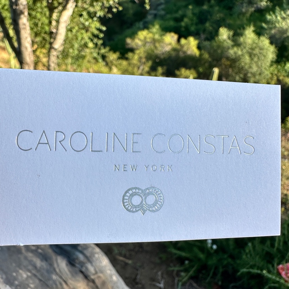 New Caroline Constas Mint Ombre Sequin V-Neck Sleeveless Midi Dress NWT - Picture 12 of 14